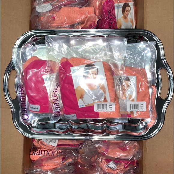 Set of 3! 38B Glamorise SPORT Bra (CUSTOM CONTROL) HIGH IMPACT ORANGE NEW - Picture 12 of 13